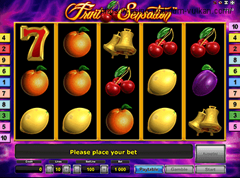 Игровой онлайн-автомат Fruit Sensation