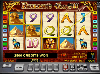 Игровой автомат Pharaohs Gold III